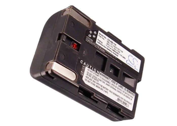 Camera Battery For Samsung Sc590t, Sc-d130, Sc-d180, Sc-d190, 7.4v, 1400mah - 10.36wh Camera Cameron Sino Technology Limited (Camera)