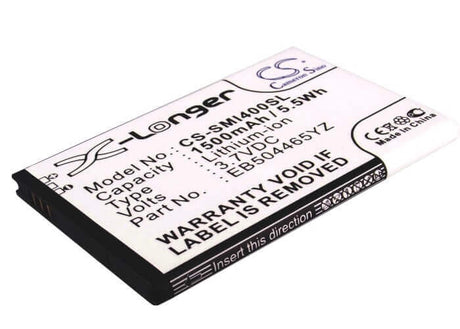 3.7V, Li-ion, 1500mAh, SmartPhone battery fits Uscellular, Samsung, Verizon, Eb504465iz, 4g Lte Mobile Hotspot, Droid Charge I510, 5.55Wh Mobile, SmartPhone Cameron Sino Technology Limited (Smartphone)