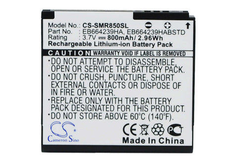 3.7V, Li-ion, 800mAh, SmartPhone battery fits Samsung, Metropcs, Cricket, Uscellular, Eb664239ha, R710 Suede, Sch-r710, 2.96Wh Mobile, SmartPhone Cameron Sino Technology Limited (Smartphone)