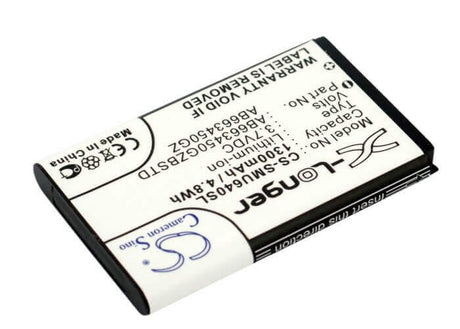 3.7V, Li-ion, 1300mAh, SmartPhone battery fits Verizon, Samsung, Ab663450bz, Convoy, Convoy 2, 4.81Wh Mobile, SmartPhone Cameron Sino Technology Limited (Smartphone)