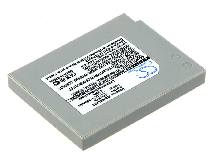 Camera Battery For Samsung Sdc-ms61s 3.7v, 650mah - 2.41wh Camera Cameron Sino Technology Limited (Suspended)
