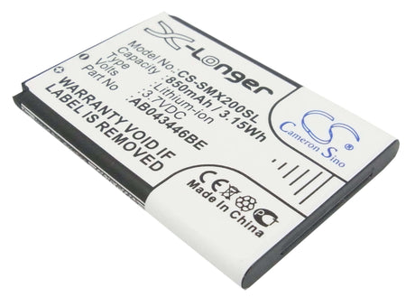3.7V, Li-ion, 850mAh, SmartPhone battery fits Joa Telecom, Samsung, Ab043446bc, L210, L-210, 3.15Wh Mobile, SmartPhone Cameron Sino Technology Limited (Smartphone)