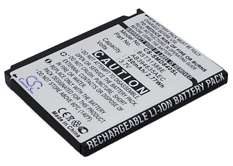 3.7V, Li-ion, 750mAh, SmartPhone battery fits Samsung, Ab394635aec/std, M359, Sgh-d840, 2.78Wh Mobile, SmartPhone Cameron Sino Technology Limited (Smartphone)