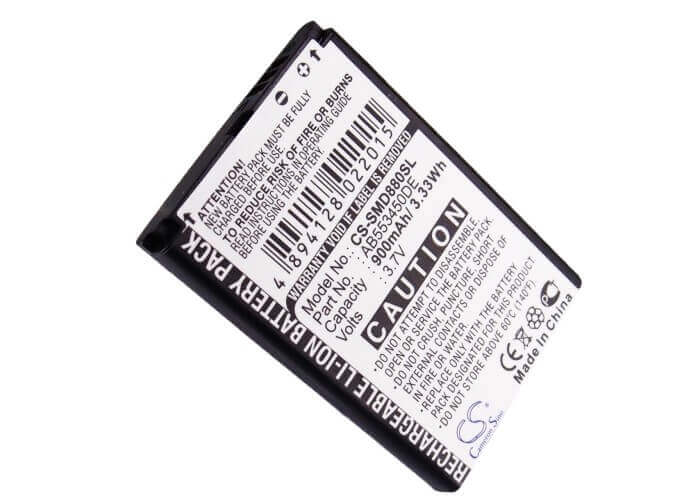 3.7V, Li-ion, 900mAh, SmartPhone battery fits Samsung, Ab553850dc, Gt-b5702c, Gt-b5712c, 3.33Wh Mobile, SmartPhone Cameron Sino Technology Limited (Suspended)