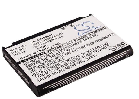 3.7V, Li-ion, 1200mAh, SmartPhone battery fits Samsung, Ab653450cab, Access A827, Ace I325, 4.44Wh Mobile, SmartPhone Cameron Sino Technology Limited (Smartphone)