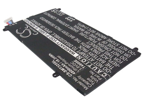 3.8V, Li-Polymer, 4800mAh, Tablet battery fits Samsung, T4800e, Galaxy Tabpro 8.4, Galaxy Tabpro 8.4 Lte-a, 18.24Wh Tablet Cameron Sino Technology Limited