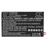 3.8V, Li-Polymer, 3350mAh, Tablet battery fits Samsung, Eb-bt330fbe, Galaxy Tab4 8.0 3g, Sm-t330, 12.73Wh Tablet Cameron Sino Technology Limited