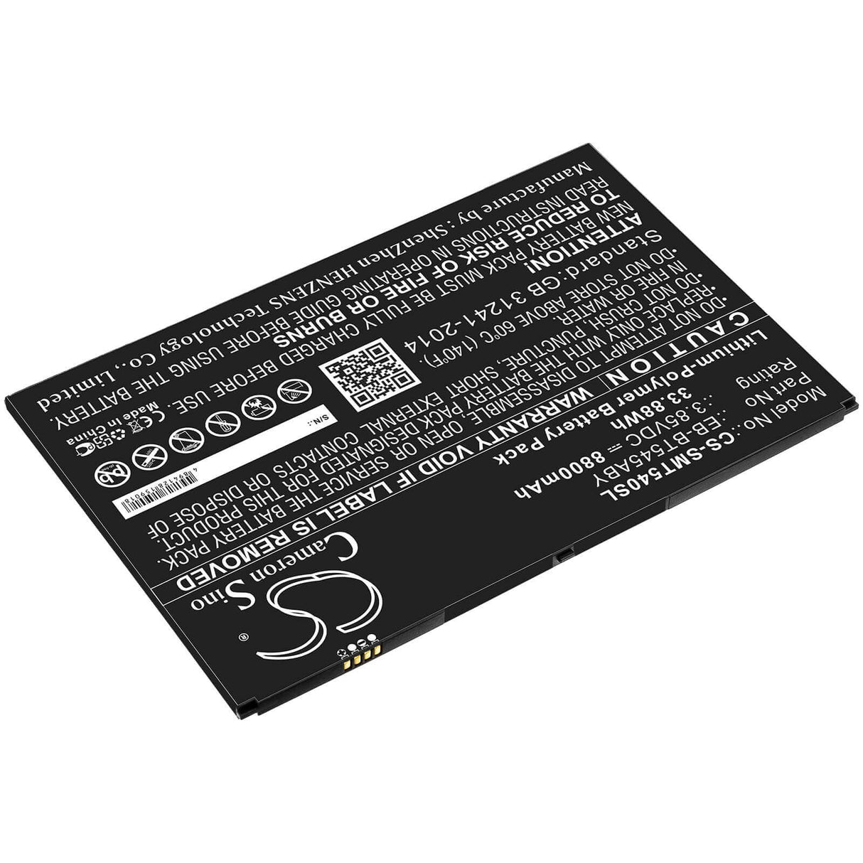 Tablet Battery For Samsung, Sm-t540, Sm-t545, Sm-t547 3.85v, 8800mah - 33.88wh Tablet Cameron Sino Technology Limited