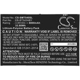 Tablet Battery For Samsung, Sm-t540, Sm-t545, Sm-t547 3.85v, 8800mah - 33.88wh Tablet Cameron Sino Technology Limited