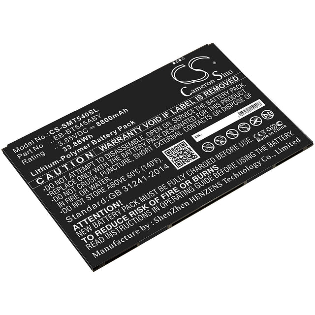 Tablet Battery For Samsung, Sm-t540, Sm-t545, Sm-t547 3.85v, 8800mah - 33.88wh Tablet Cameron Sino Technology Limited