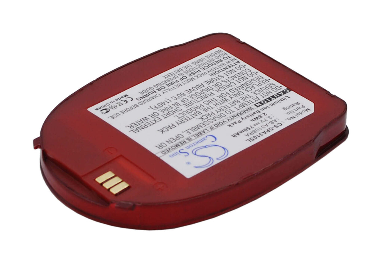 3.7V, Li-ion, 750mAh, Mobile, SmartPhone battery fits Samsung, Ab-a3108ra, Sph-a310, 2.78Wh Mobile, SmartPhone Cameron Sino Technology Limited (Smartphone)