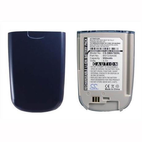 Mobile Battery For Samsung Sph-a760 3.7v, 950mah - 3.52wh Mobile, SmartPhone Cameron Sino Technology Limited (Smartphone)