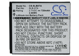 3.7V, Li-ion, 720mAh, Camera battery fits Samsung, Slb-07a, St50, St500, 2.664Wh Camera Cameron Sino Technology Limited (Camera)