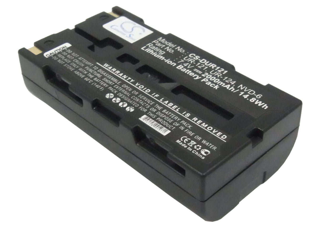 7.4V, Li-ion, 2000mAh, Camera battery fits Sanyo, Nvp-d6, Idshot Idc-1000, Idshot Idc-1000z, 14.8Wh Camera Cameron Sino Technology Limited (Camera)
