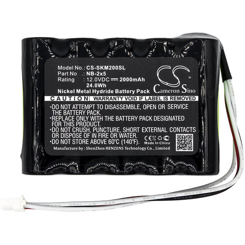 12.0V, Ni-MH, 2000mAh, Equipment battery fits Emitor, Satlook, Nb-2x5, Satlook Micro HD, 24Wh Equipment, Survey, Test Cameron Sino Technology Limited