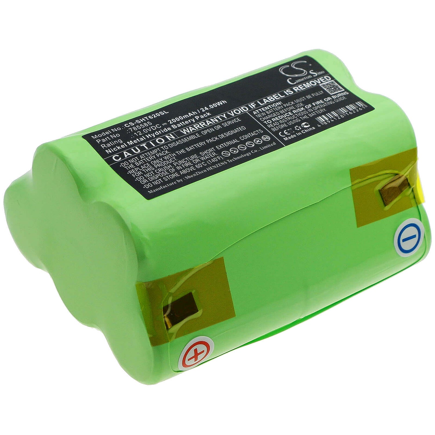 12.0V, Ni-MH, 2000mAh, Equipment battery fits Soehnle, 785585, TESTUT T62 Type B250, 24Wh Equipment, Survey, Test Cameron Sino Technology Limited