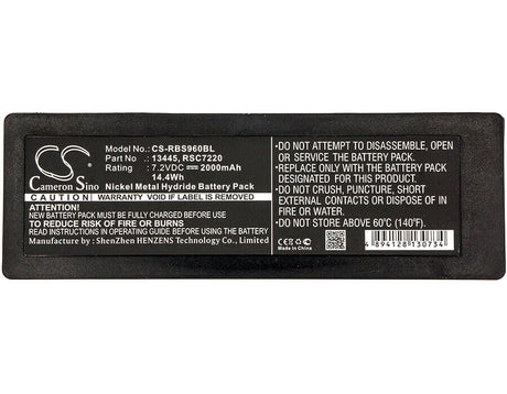 Crane Remote Battery For Scanreco, 590, 592, 790, 960, Cifa, Effer 7.2v, 2000mah - 14.40wh Crane Remote Control Cameron Sino Technology Limited   