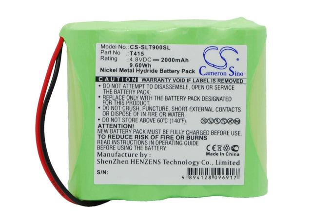 4.8V, Ni-MH, 2000mAh, DAB Digital battery fits Schaub Lorentz, T415, Tl900, 9.6Wh DAB Digital Cameron Sino Technology Limited