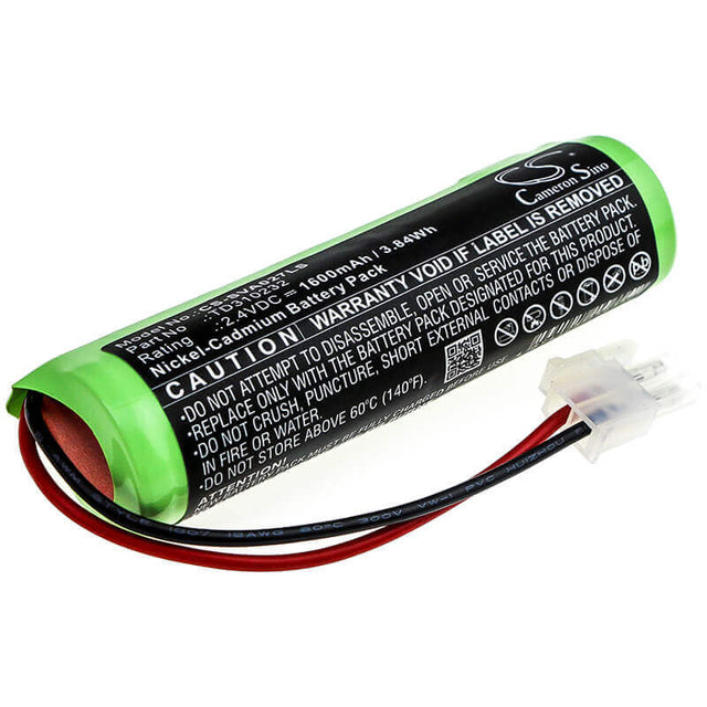 2.4V, Ni-CD, 1600mAh, Emergency Lighting battery fits Schneider, Td310232, Luxa, Ova Luxa, 3.84Wh Emergency Lighting Cameron Sino Technology Limited