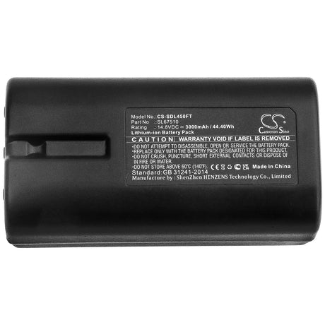 14.8V, Li-ion, 3000mAh, Flashlight battery fits Sealife, Sl67510, Sea Dragon 4500, 44.40Wh Flashlight Cameron Sino Technology Limited
