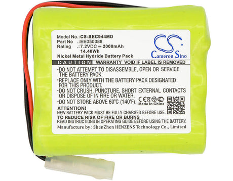 7.2V, Ni-MH, 2000mAh, Medical battery fits Seca, 68 22 12 721 009, 200, 229, 14.40Wh Medical Cameron Sino Technology Limited (Medical)