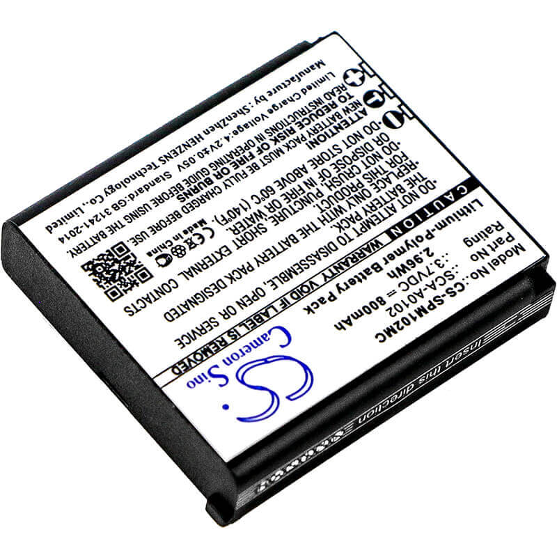Camera Battery For Sena, Prism Bluetooth Action Camera, Sena Prism, 3.7v, 800mah - 2.96wh Camera Cameron Sino Technology Limited (Suspended)