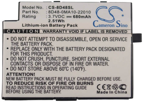 3.7V, Li-ion, 680mAh, SmartPhone battery fits Tevion, Sendo, 119443, M500, M525, 2.52Wh Mobile, SmartPhone Cameron Sino Technology Limited (Smartphone)