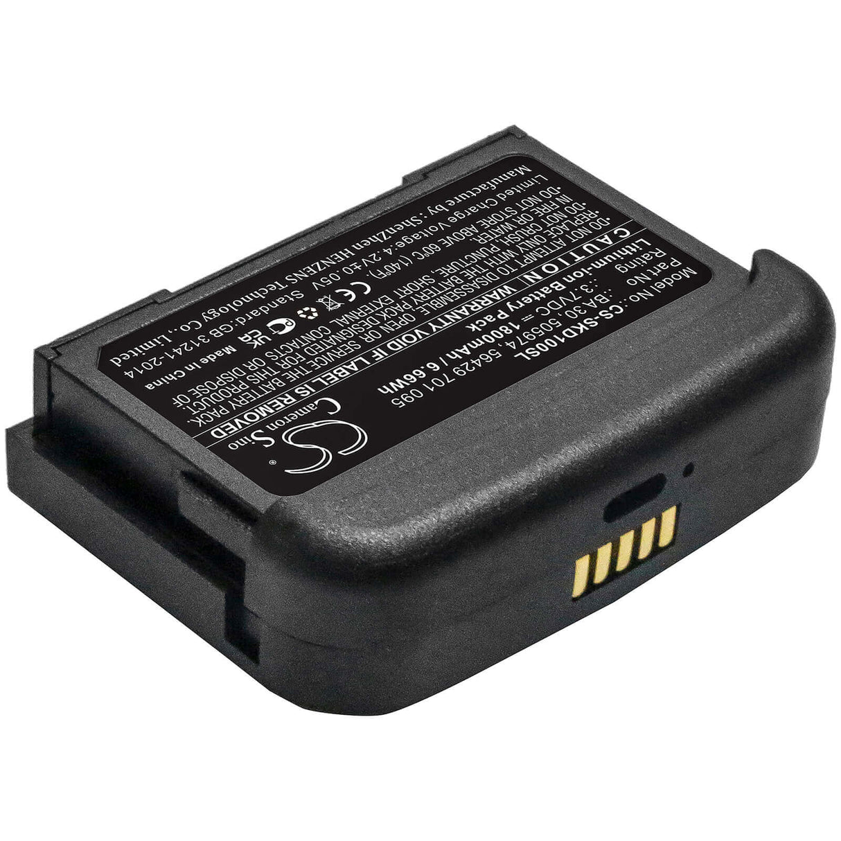 3.7V, Li-ion, 1800mAh, Stage Monitor System battery fits Sennheiser, 505974, Avx Bodypack Transmitter, Avx Sk Bodypack Transmitters, 6.66Wh Stage Monitor System Cameron Sino Technology Limited