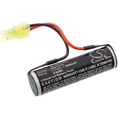 3.7V, Li-ion, 2600mAh, Vacuum battery fits Shark, Cordless Rechargeable Hard Flo, V3700 Type 1, V3700uk Type 1, 9.62Wh Vacuum Cameron Sino Technology Limited