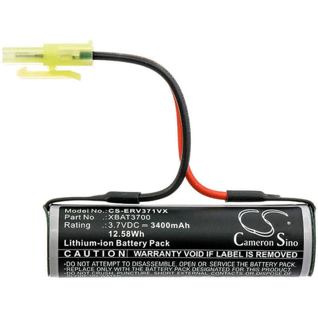 3.7V, Li-ion, 3400mAh, Vacuum battery fits Shark, Cordless Rechargeable Hard Flo, V3700 Type 1, V3700uk Type 1, 12.58Wh Vacuum Cameron Sino Technology Limited