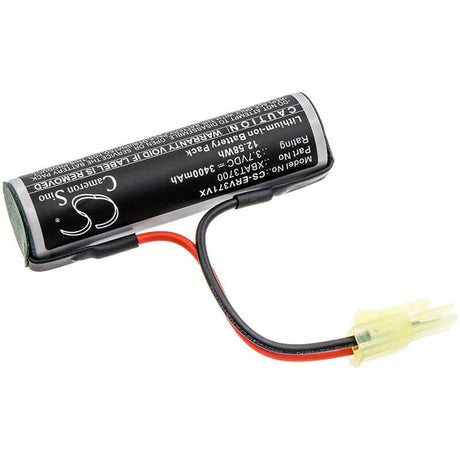 3.7V, Li-ion, 3400mAh, Vacuum battery fits Shark, Cordless Rechargeable Hard Flo, V3700 Type 1, V3700uk Type 1, 12.58Wh Vacuum Cameron Sino Technology Limited