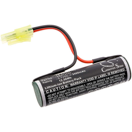 3.7V, Li-ion, 3400mAh, Vacuum battery fits Shark, Cordless Rechargeable Hard Flo, V3700 Type 1, V3700uk Type 1, 12.58Wh Vacuum Cameron Sino Technology Limited