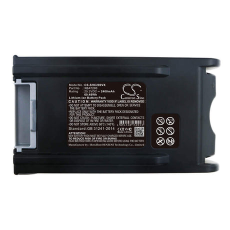 25.2V, Li-ion, 2400mAh, Vacuum battery fits Shark, F30, Ic200c, Ic200w, 60.48Wh Vacuum Cameron Sino Technology Limited
