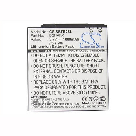 3.7V, Li-ion, 1000mAh, SmartPhone battery fits Sharp, Bshafx, Fx, Stx-2, 3.7Wh Mobile, SmartPhone Cameron Sino Technology Limited (Suspended)