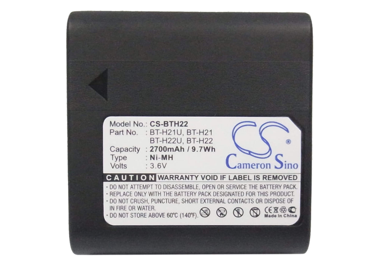 3.6V, Ni-MH, 2700mAh, Camera battery fits Sharp, Bt-h21, Vl-8, Vl-8888, 9.72Wh Camera Cameron Sino Technology Limited (Camera)