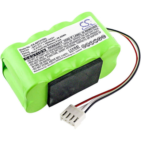 9.6V, Ni-MH, 3000mAh, Equipment battery fits Shimpo, Bat-dt315a/p, DT-315A, Dt-315a Stroboscope, 28.8Wh Equipment, Survey, Test Cameron Sino Technology Limited