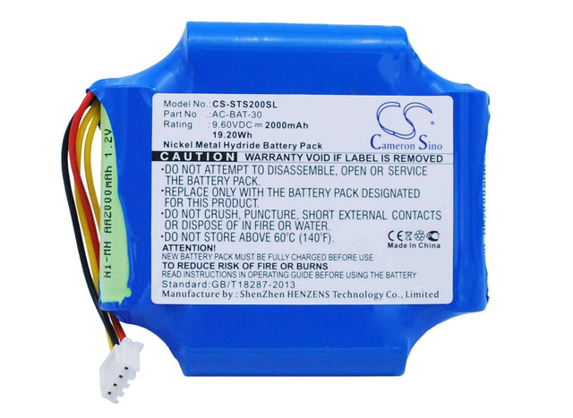 9.6V, Ni-MH, 2000mAh, Equipment battery fits Shinewaytech, Ac-bat-30, S20A, S20b, 19.2Wh Equipment, Survey, Test Cameron Sino Technology Limited