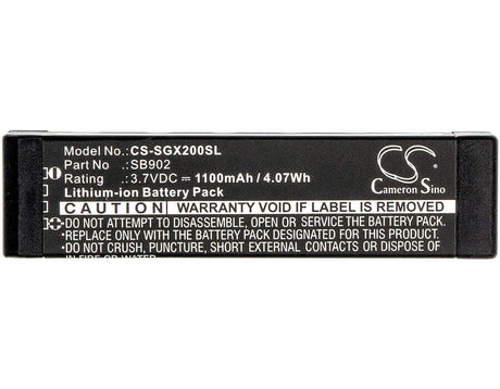 3.7V, Li-ion, 1100mAh, Speaker battery fits Shure, Glxd, Glx-d Digital Wireless Systems, 4.07Wh Speaker Cameron Sino Technology Limited