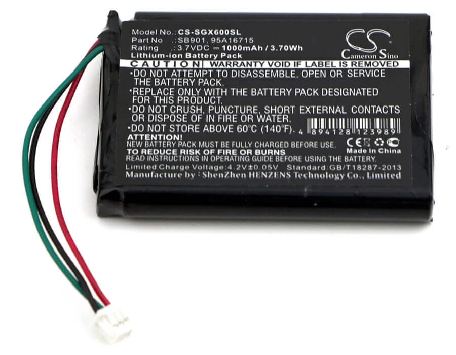 3.7V, Li-ion, 850mAh, Speaker battery fits Shure, Mxw1, Mxw1 Bodypack, 3.15Wh Speaker Cameron Sino Technology Limited