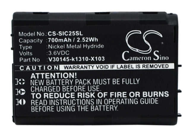 SmartPhone Battery For Siemens C25, C2588, C25e 3.6v, 700mah - 2.52wh Mobile, SmartPhone Cameron Sino Technology Limited (Smartphone)