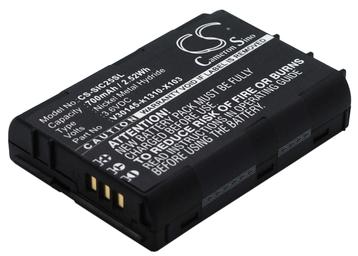 SmartPhone Battery For Siemens C25, C2588, C25e 3.6v, 700mah - 2.52wh Mobile, SmartPhone Cameron Sino Technology Limited (Smartphone)