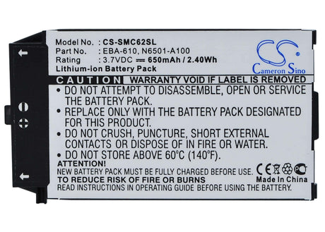 Battery For Siemens C62, X1 3.7v, 650mah - 2.41wh Batteries for Electronics Cameron Sino Technology Limited (Suspended)   