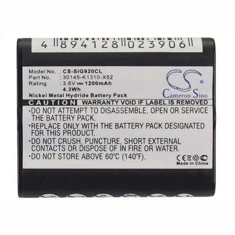 Cordless Phone Battery For Siemens, Gigaset 905, Gigaset 920, 3.6v, 1200mah - 4.32wh Cordless Phone Cameron Sino Technology Limited (Cordless Phone)