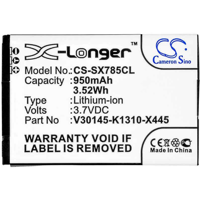 3.7V, Li-ion, 950mAh, Cordless Phone battery fits Comfortel, Unify, Gigaset, Openstage, Siemens, 4250366817255, M-520, M-710, 3.515Wh Cordless Phone Cameron Sino Technology Limited (Cordless Phone)