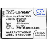 3.7V, Li-ion, 950mAh, Cordless Phone battery fits Comfortel, Unify, Gigaset, Openstage, Siemens, 4250366817255, M-520, M-710, 3.515Wh Cordless Phone Cameron Sino Technology Limited (Cordless Phone)