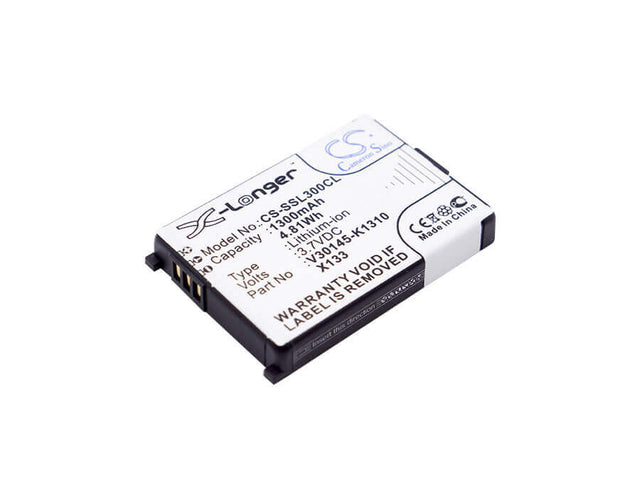 3.7V, Li-ion, 1300mAh, Cordless Phone battery fits Swisscom, Siemens, Telekom, L36880-n5401-a102, Active M1, Gigaset 4000 Micro, 4.81Wh Cordless Phone Cameron Sino Technology Limited (Cordless Phone)
