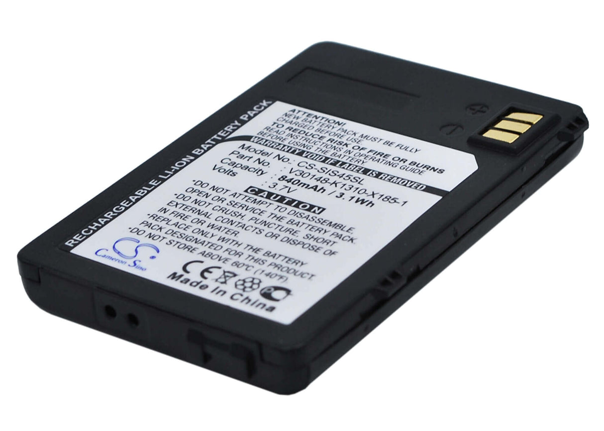 3.7V, Li-ion, 840mAh, SmartPhone battery fits Siemens, L36880-n4501-a100, 3618, 6618, 3.11Wh Mobile, SmartPhone Cameron Sino Technology Limited (Smartphone)