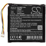 3.7V, Li-ion, 700mAh, GPS battery fits Sigma, Ur553436g, Rox 11, 2.59Wh GPS, Navigator Cameron Sino Technology Limited