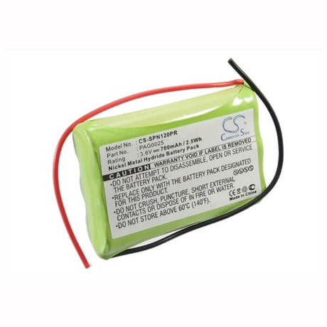 3.6V, Ni-MH, 700mAh, Pager battery fits Signologies, Pag0025, 1200, Nt30aak, 2.52Wh Pager Cameron Sino Technology Limited (Suspended)