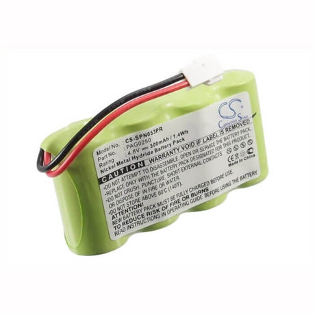 4.8V, Ni-MH, 300mAh, Pager battery fits Signologies, Pag0250, 1300500, Gn9962053, 1.44Wh Pager Cameron Sino Technology Limited